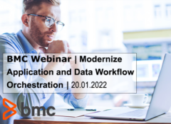 BMC Webinar: Wie man die Orchestrierung von Anwendungs- und Datenworkflows modernisiert.